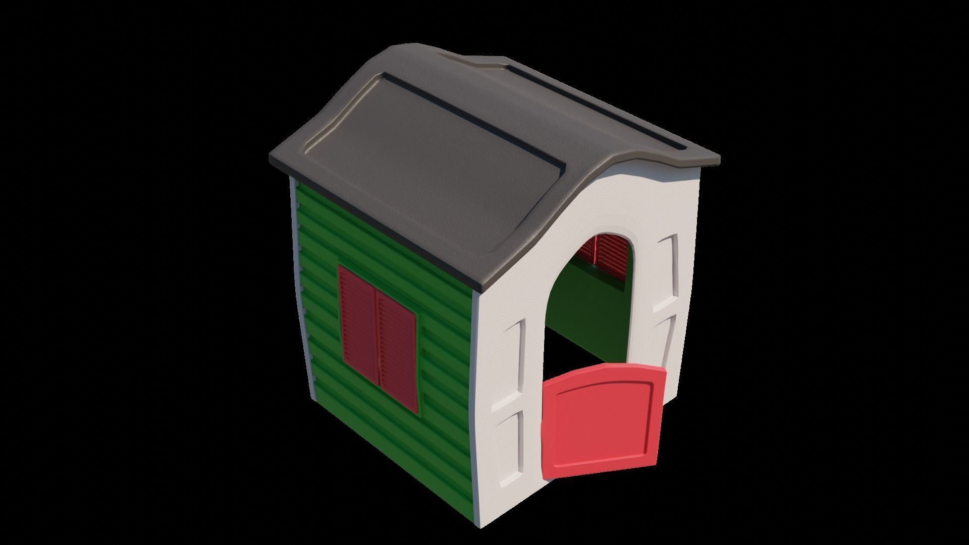 Child playhouse 3D model_2