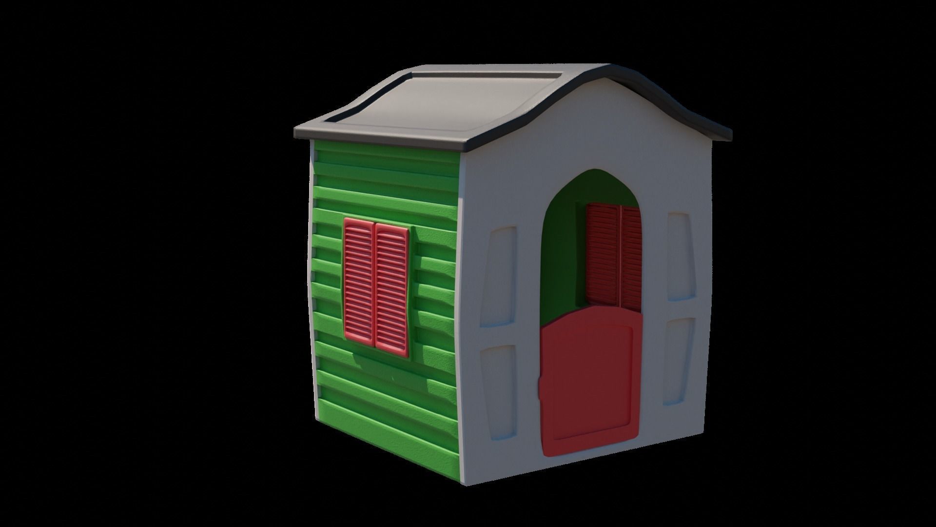 Child playhouse 3D model_1