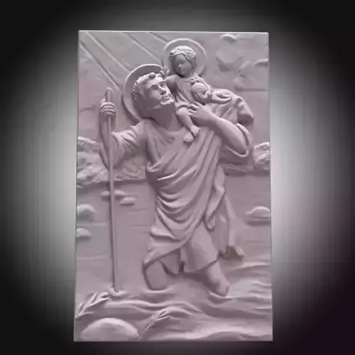  Saint Christopher 3D print model