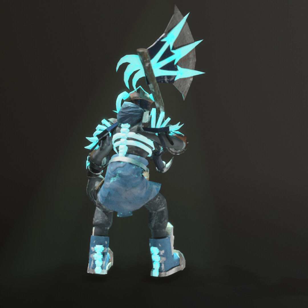 Death Knight DnD Character Stylized 3D printing miniature model  3D print model_4