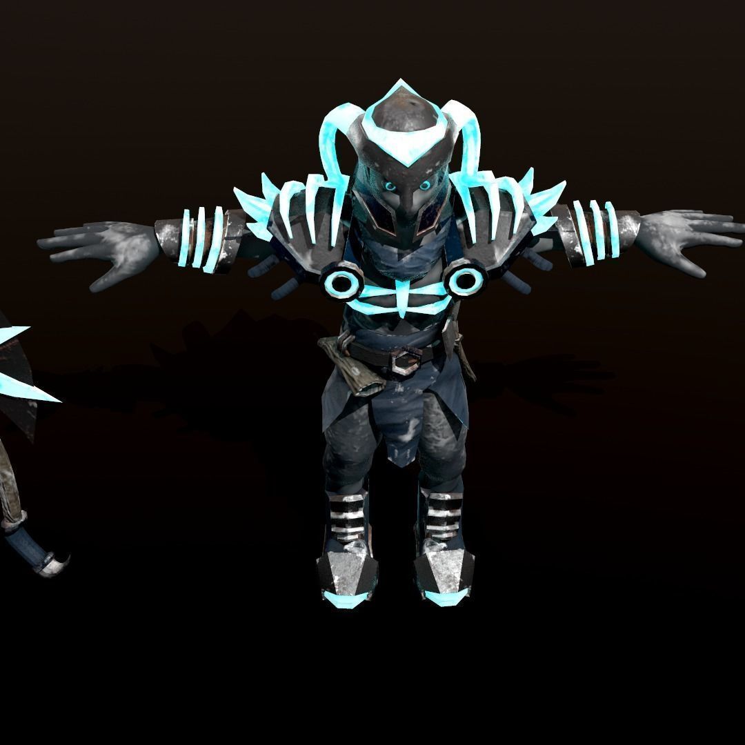 Death Knight DnD Character Stylized 3D printing miniature model  3D print model_9