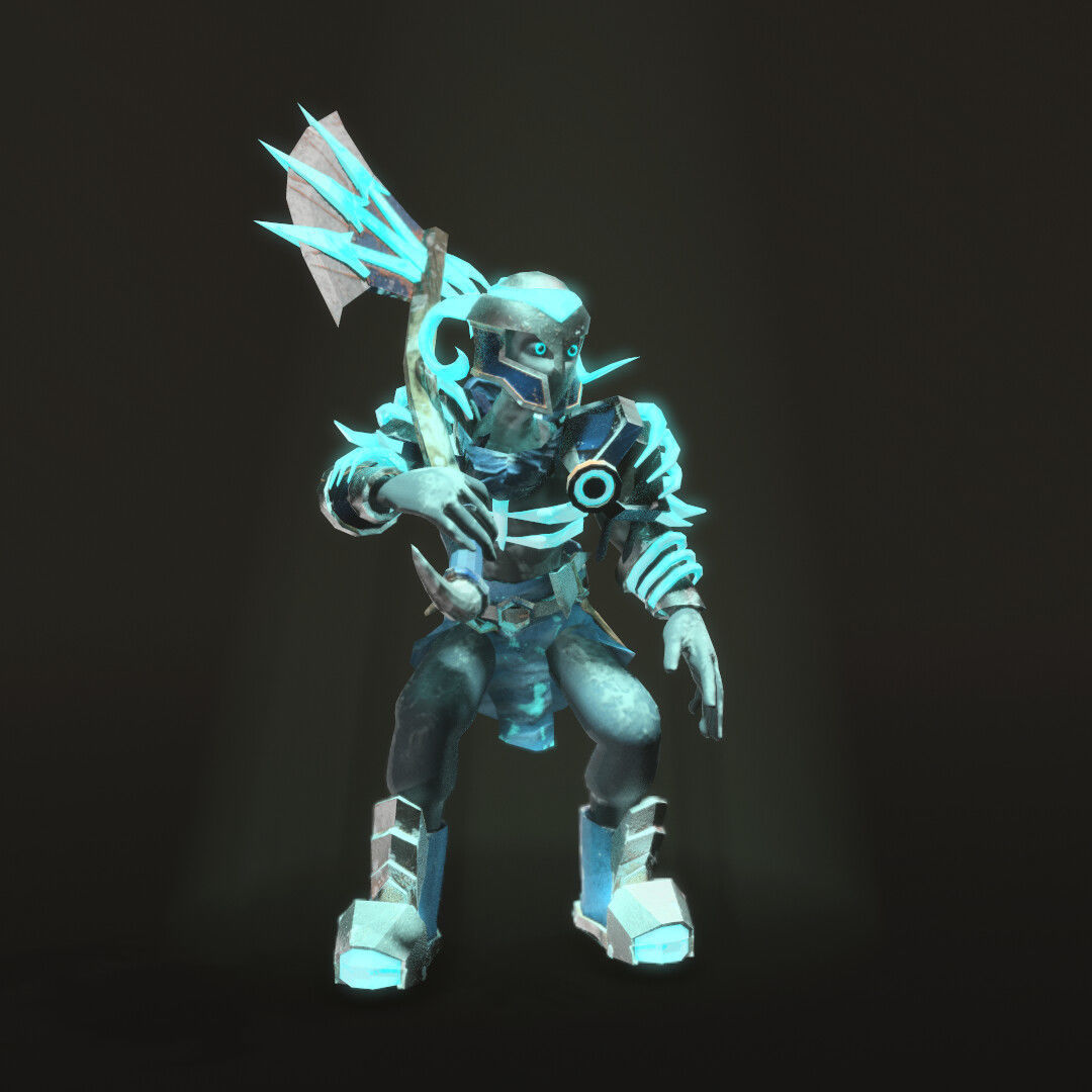 Death Knight DnD Character Stylized 3D printing miniature model  3D print model_2