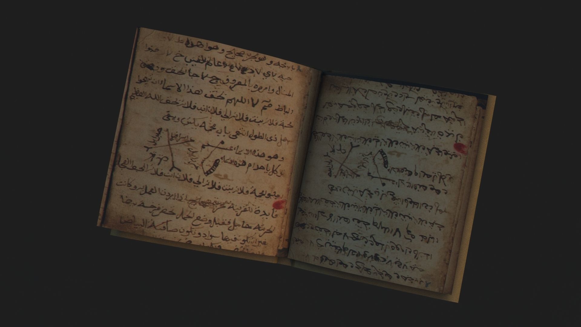 Old Book PBR 3D Model Free low-poly 3D model_2