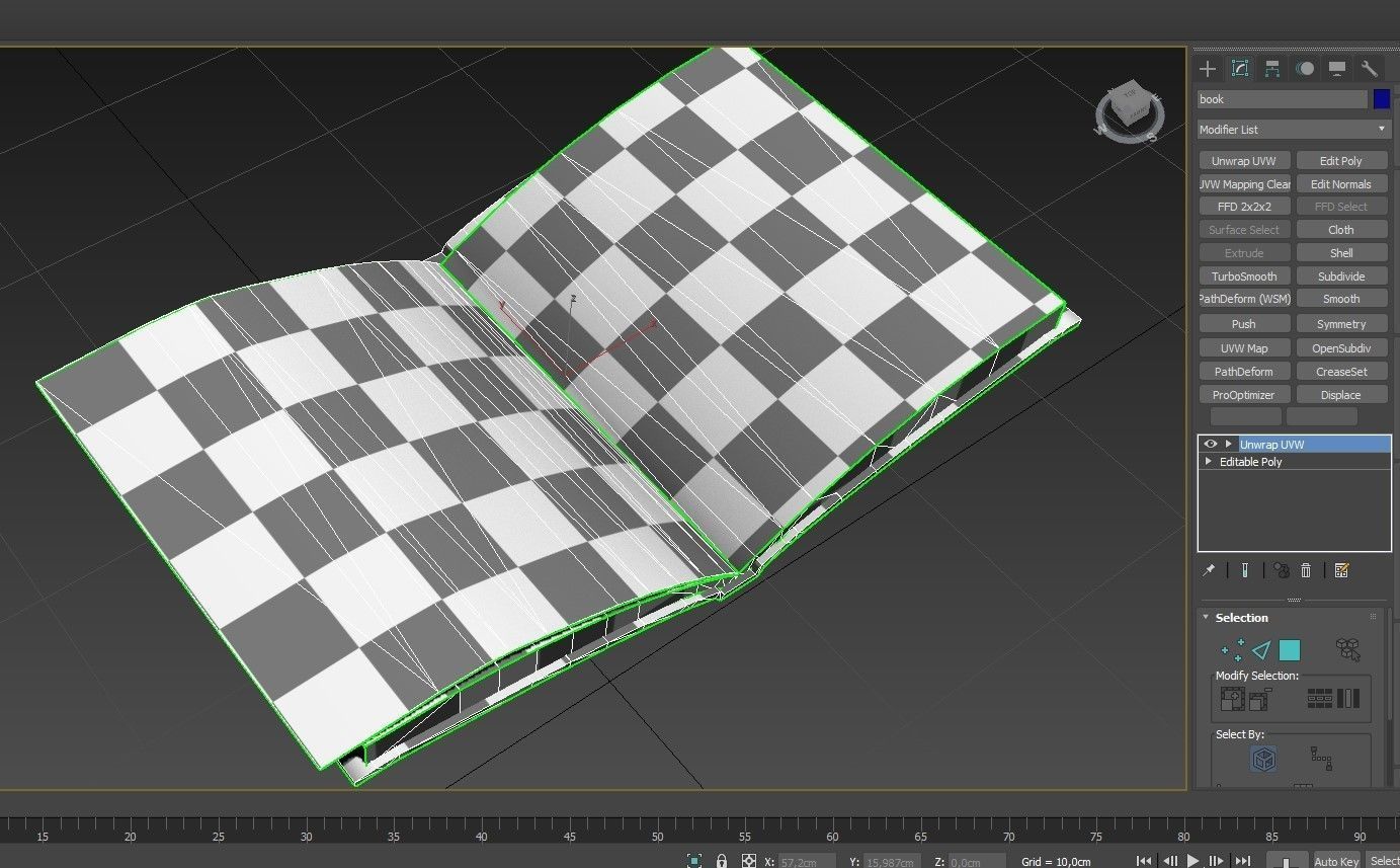 Old Book PBR 3D Model Free low-poly 3D model_6