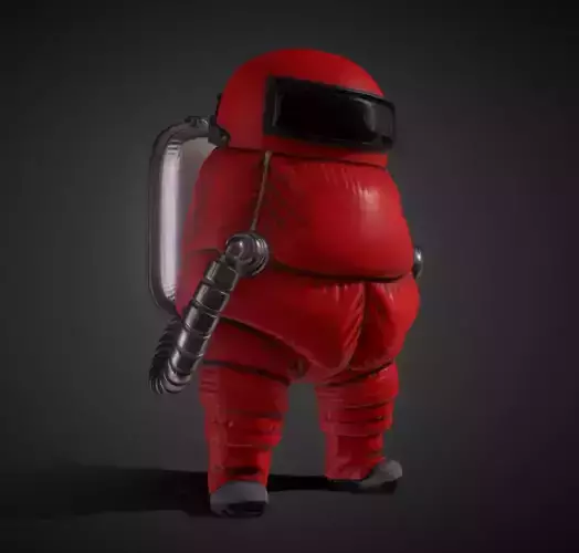 Among Us Space model Low-poly 3D model