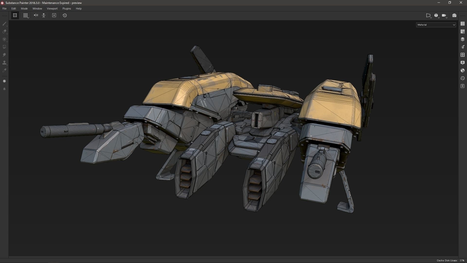 scifi-model542 robot 3D model_3