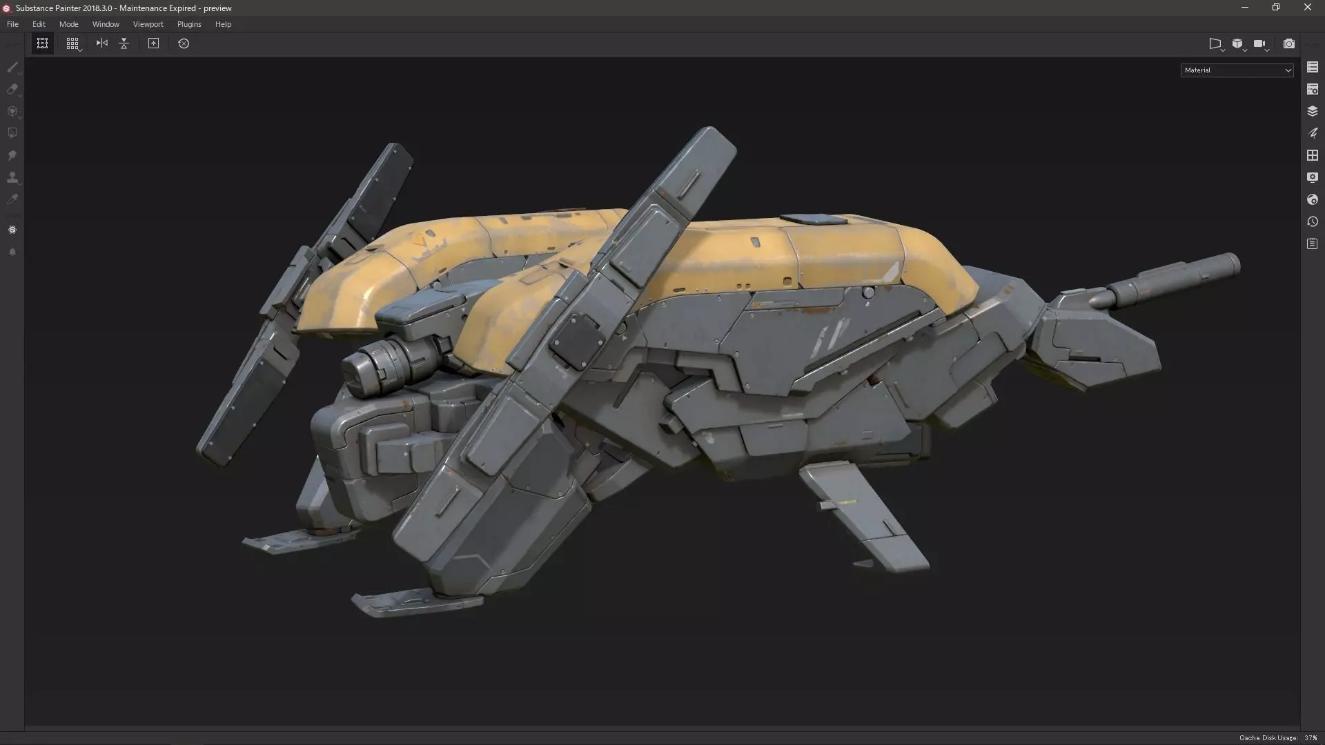 scifi-model542 robot 3D model_0