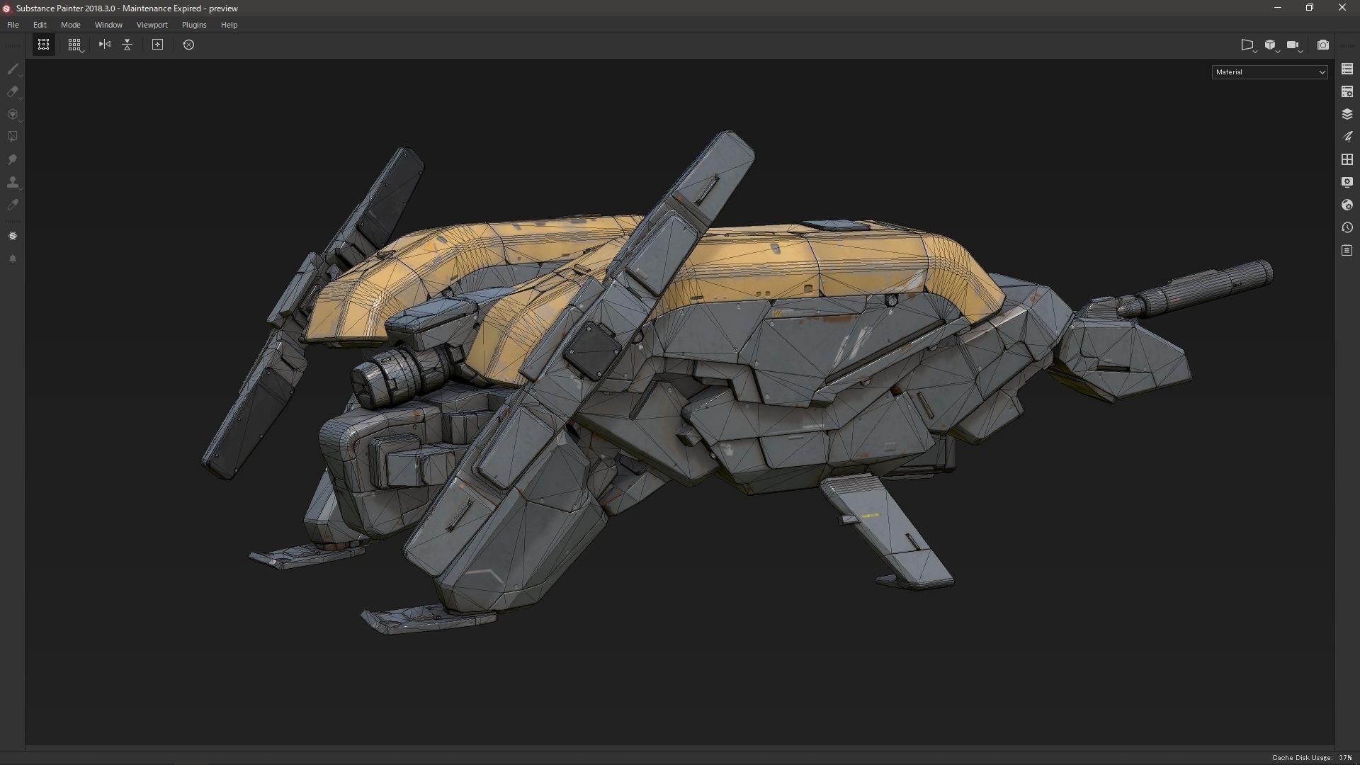 scifi-model542 robot 3D model_1