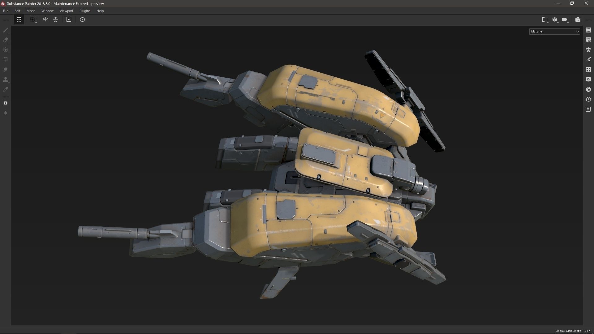 scifi-model542 robot 3D model_4