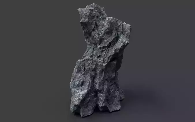 Rock 7-1 Low-poly 3D model