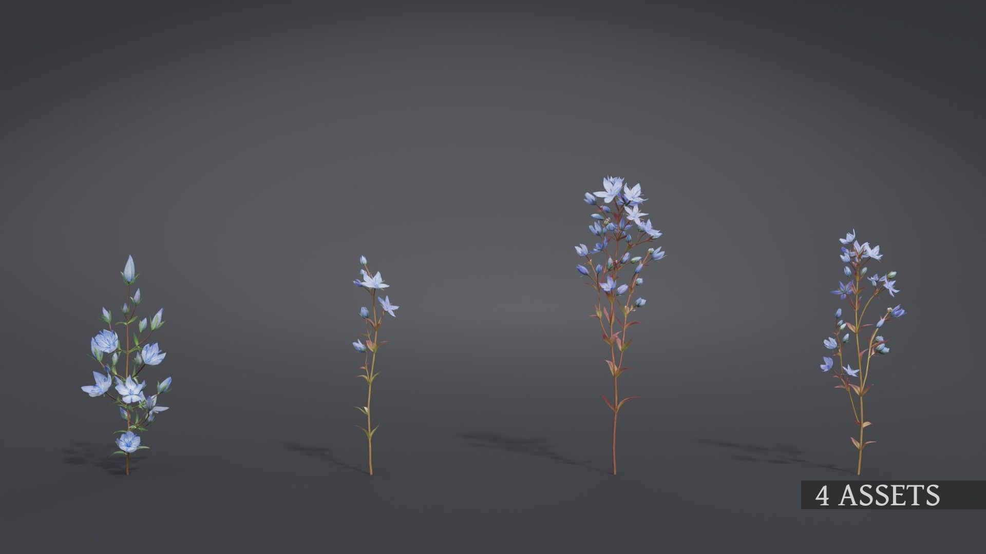 3d Blooming wildflowers collection Vol01 _15
