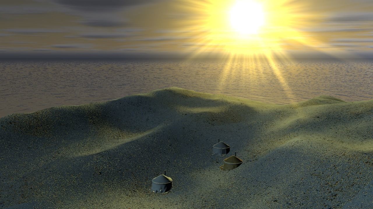 Mongolian tent house 3D model_5