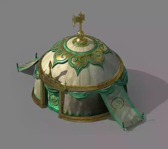 Mongolia-Military-Green Tent 12