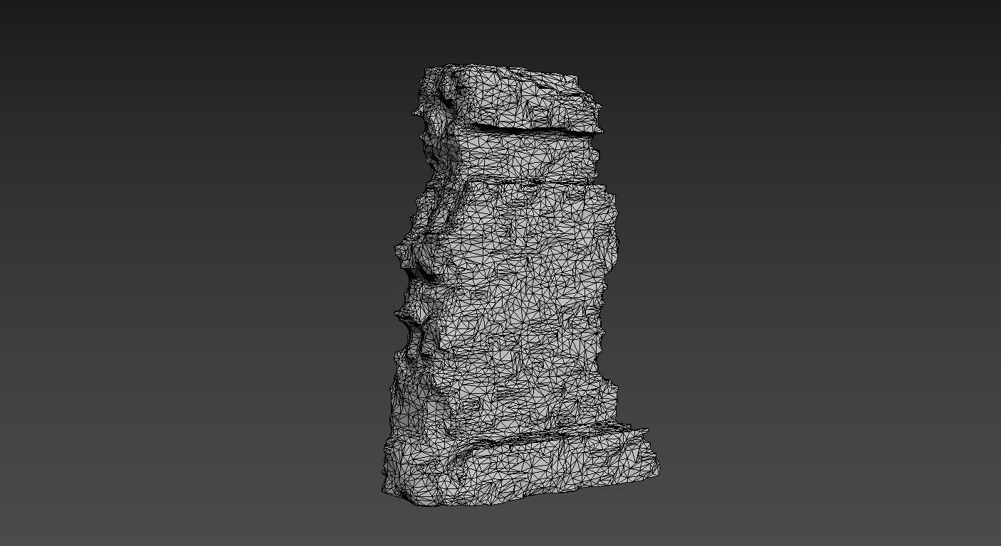 Low poly Ruin Construction Pack 200714 Low-poly 3D model_11