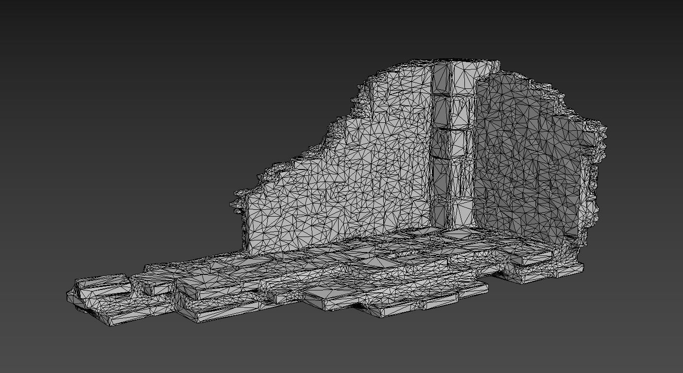 Low poly Ruin Construction Pack 200714 Low-poly 3D model_32