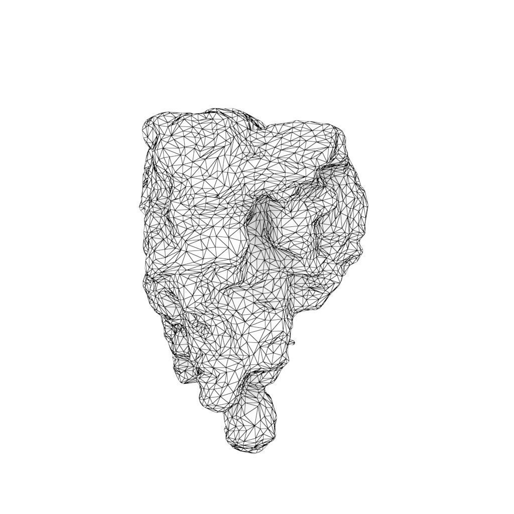 Low poly Floating Desert Rock Pack 200827 Low-poly 3D model_5