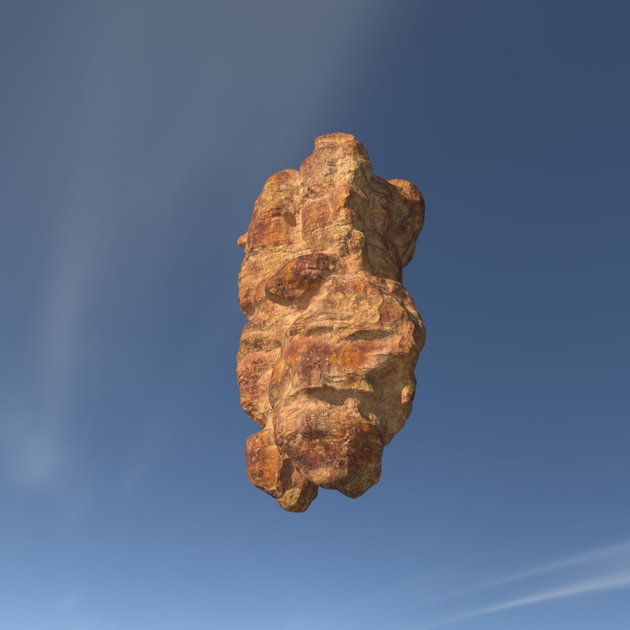 Low poly Floating Desert Rock Pack 200827 Low-poly 3D model_22