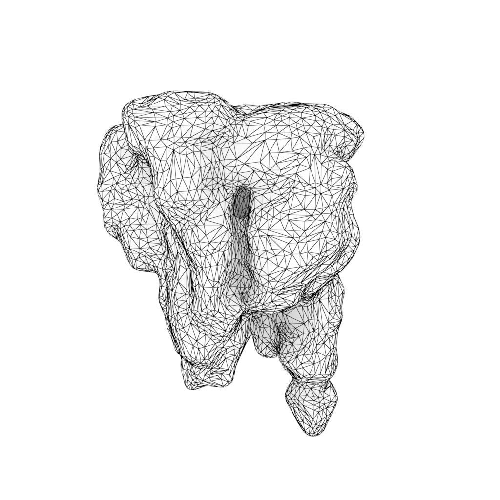 Low poly Floating Desert Rock Pack 200827 Low-poly 3D model_8