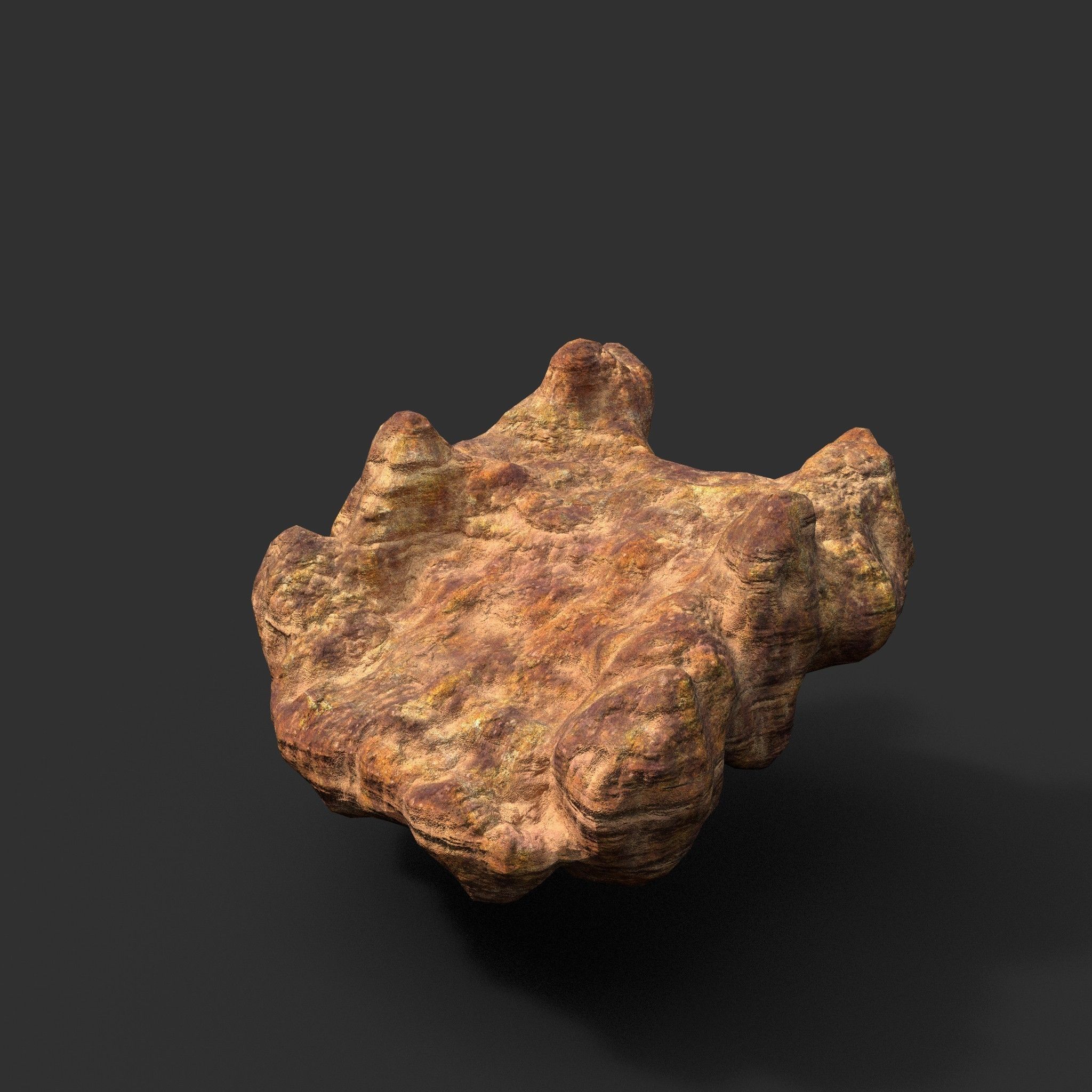 Low poly Desert Cave Modular Exterior Pack Low-poly 3D model_8