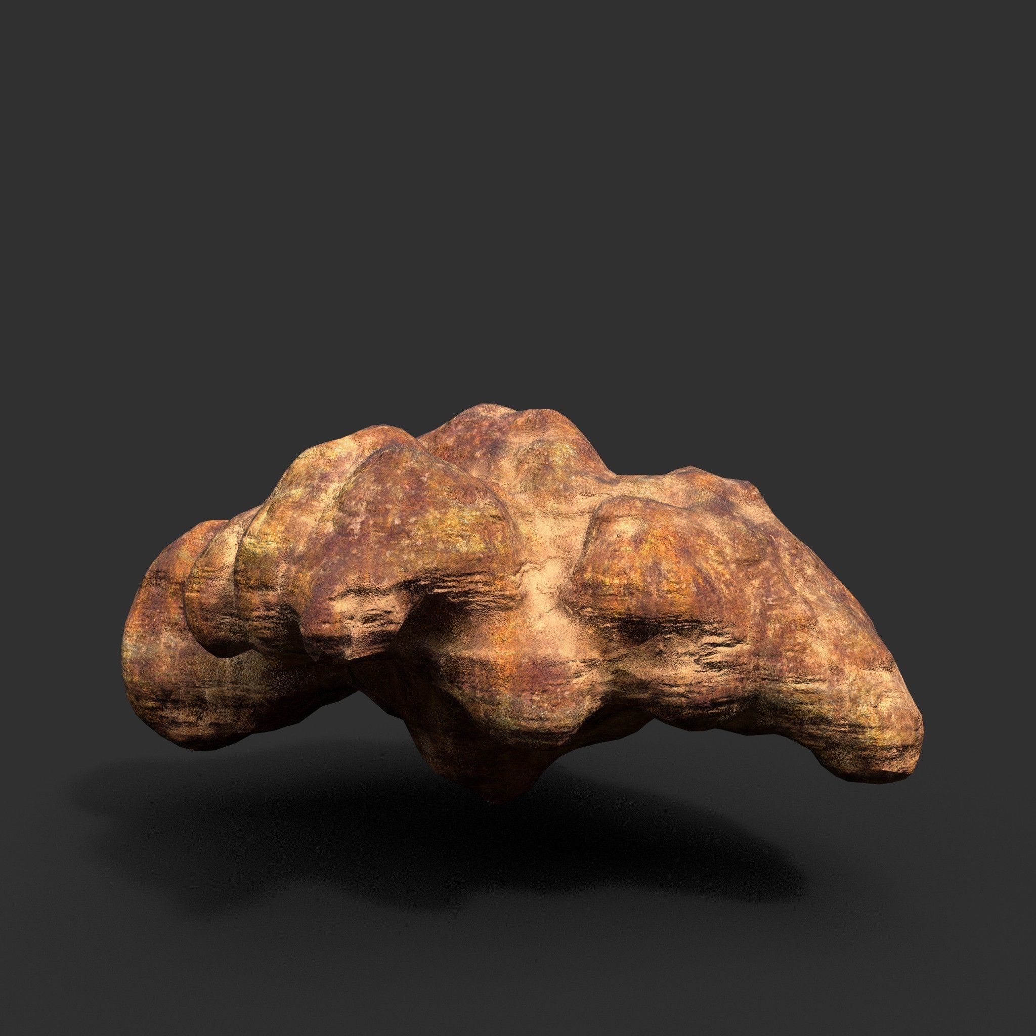 Low poly Desert Cave Modular Exterior Pack Low-poly 3D model_4