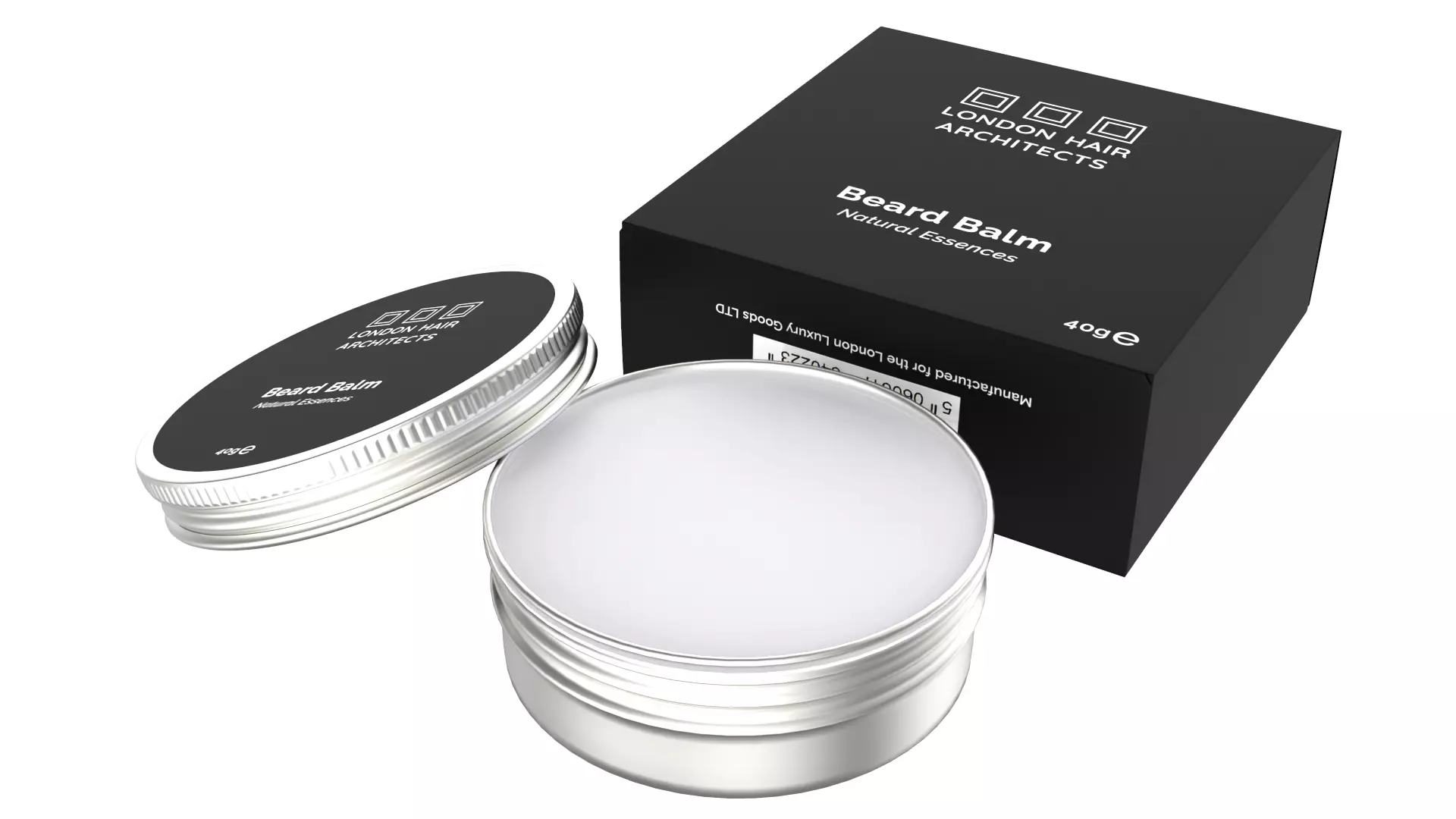 Beard balm Low-poly 3D model
