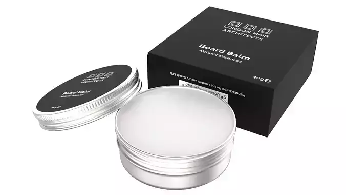 Beard balm Low-poly 3D model