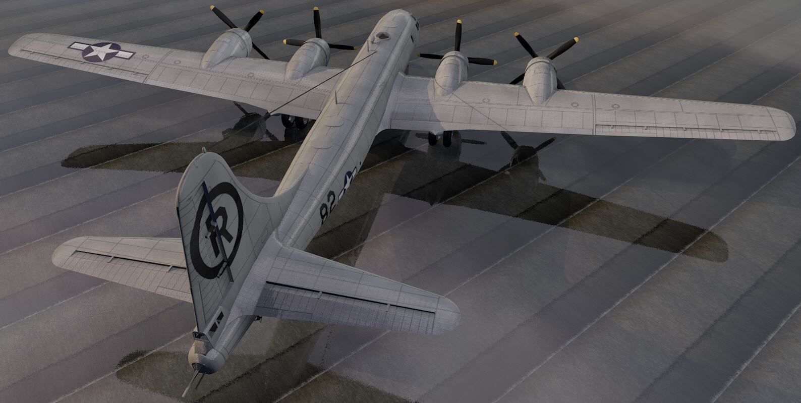 Boeing B-29N Superfortress - NUKE 3D model_8
