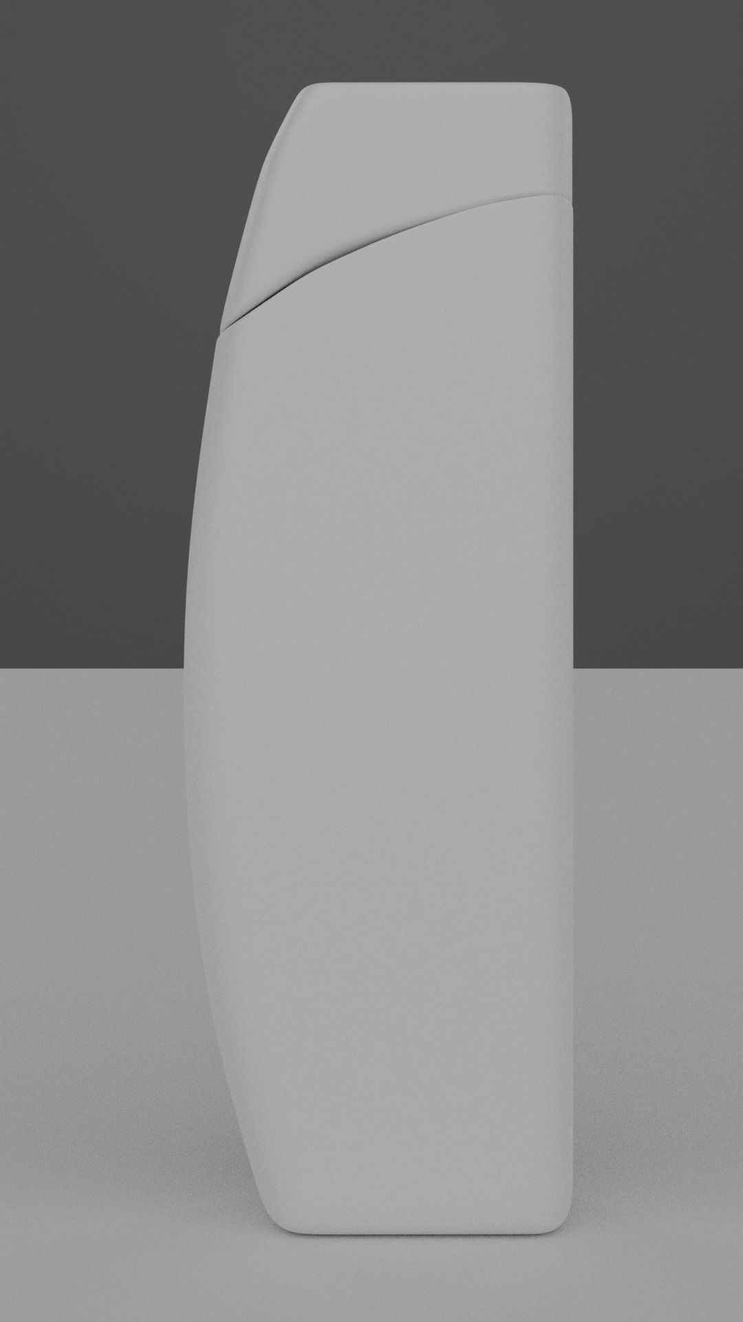 Bottle for shampoo 3D model_1