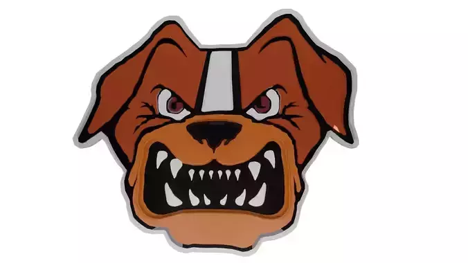 Browns logo 3D model