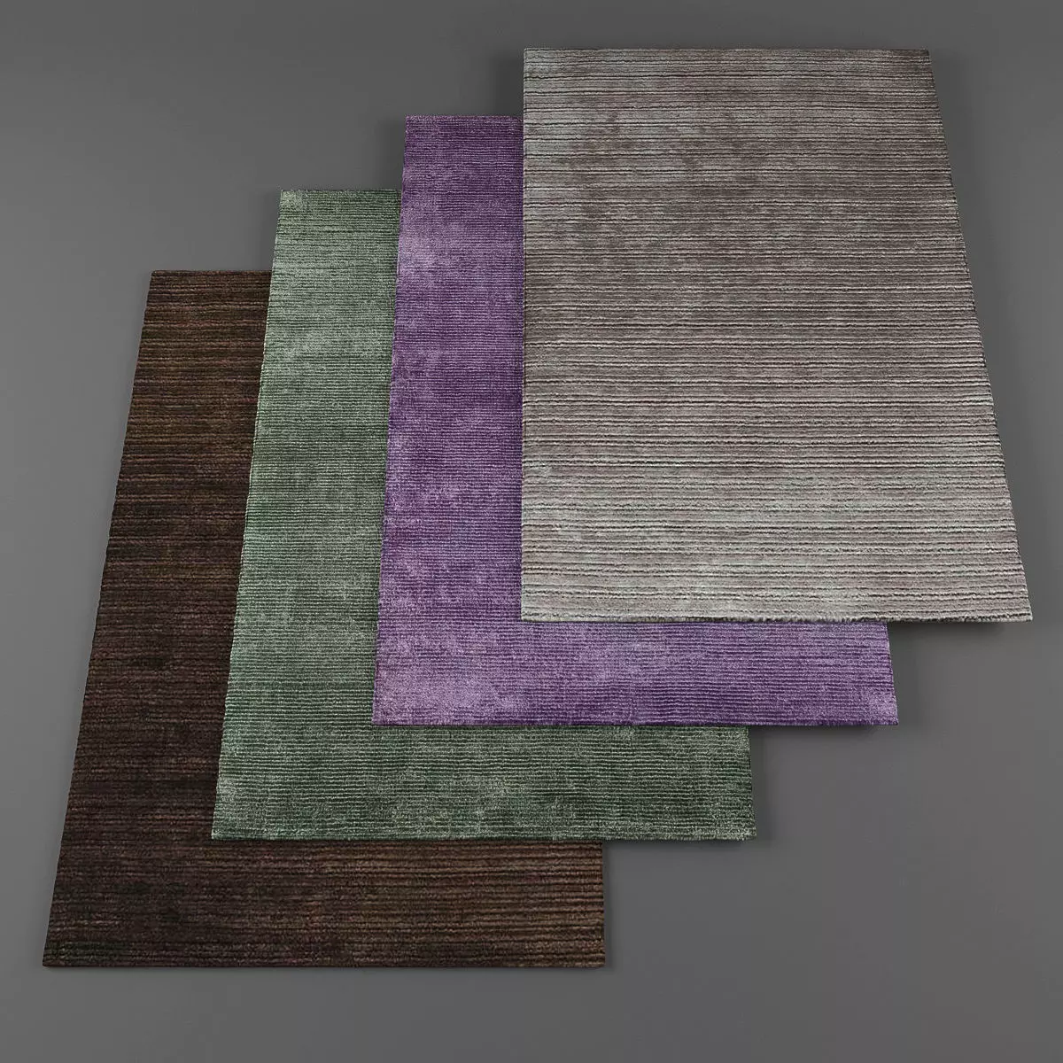 Rugs collection 150 Low-poly 3D model_0