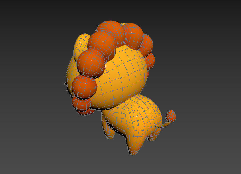 Character031 Lion 3D model_16