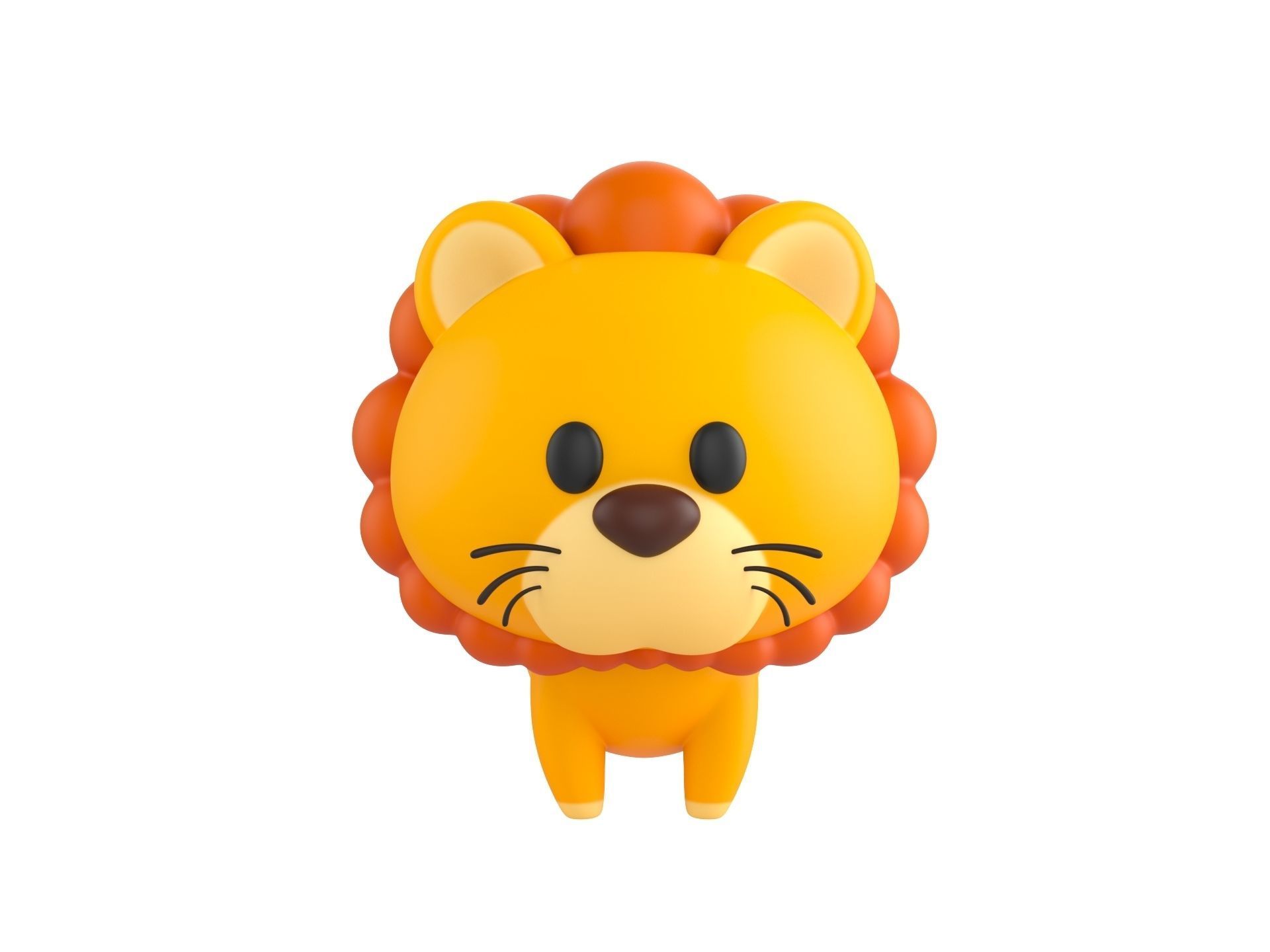 Character031 Lion 3D model_1
