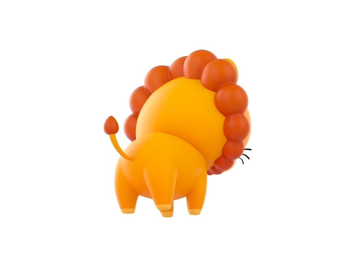 Character031 Lion 3D model_4