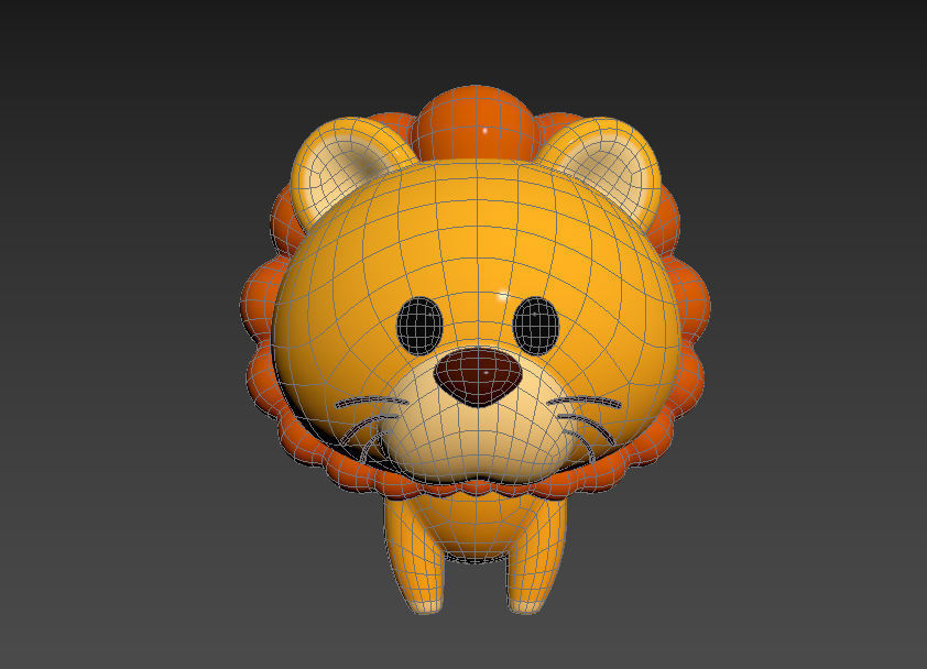 Character031 Lion 3D model_12