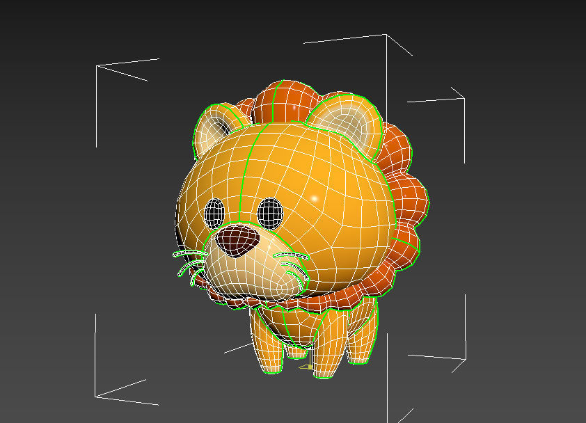 Character031 Lion 3D model_19