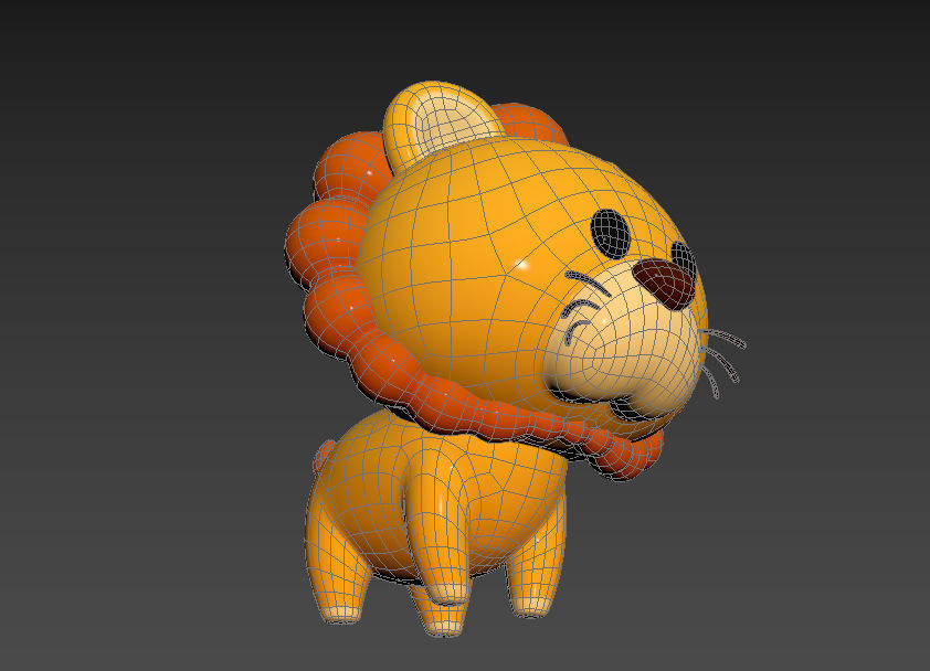 Character031 Lion 3D model_13