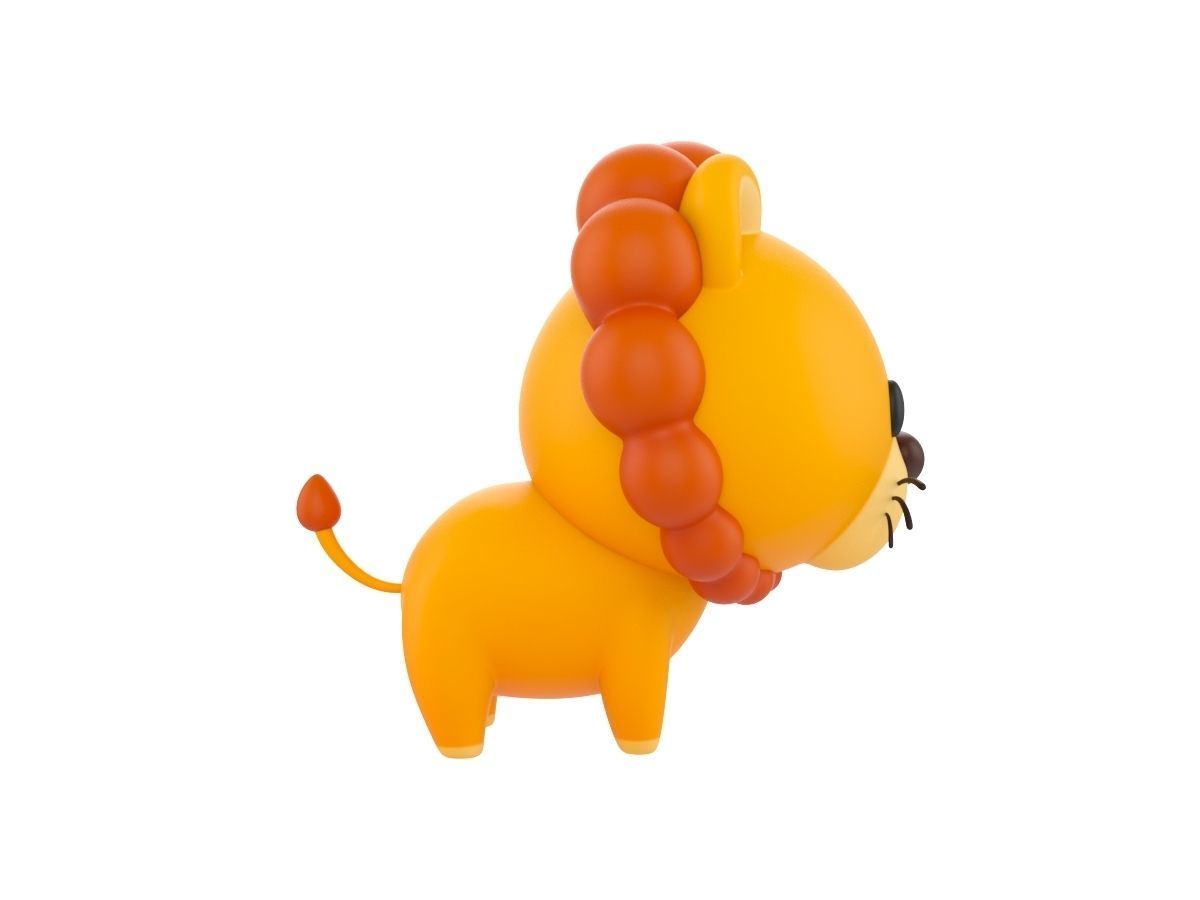 Character031 Lion 3D model_3