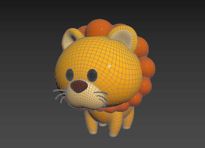 Character031 Lion 3D model_11