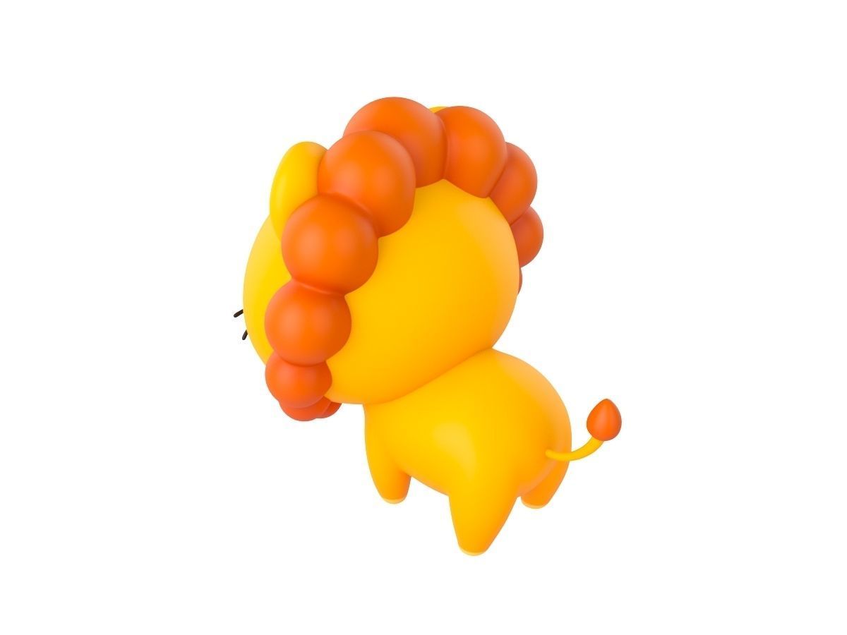 Character031 Lion 3D model_6