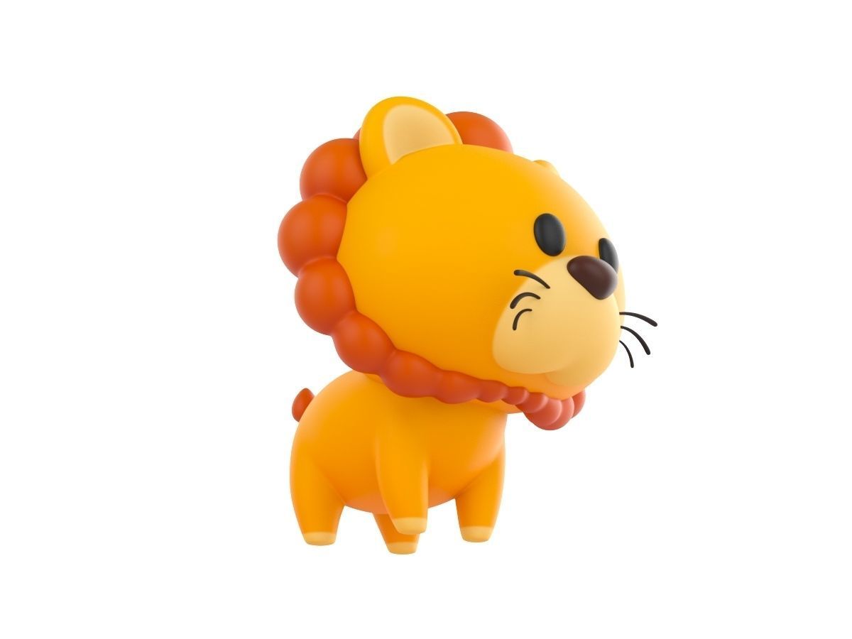 Character031 Lion 3D model_2