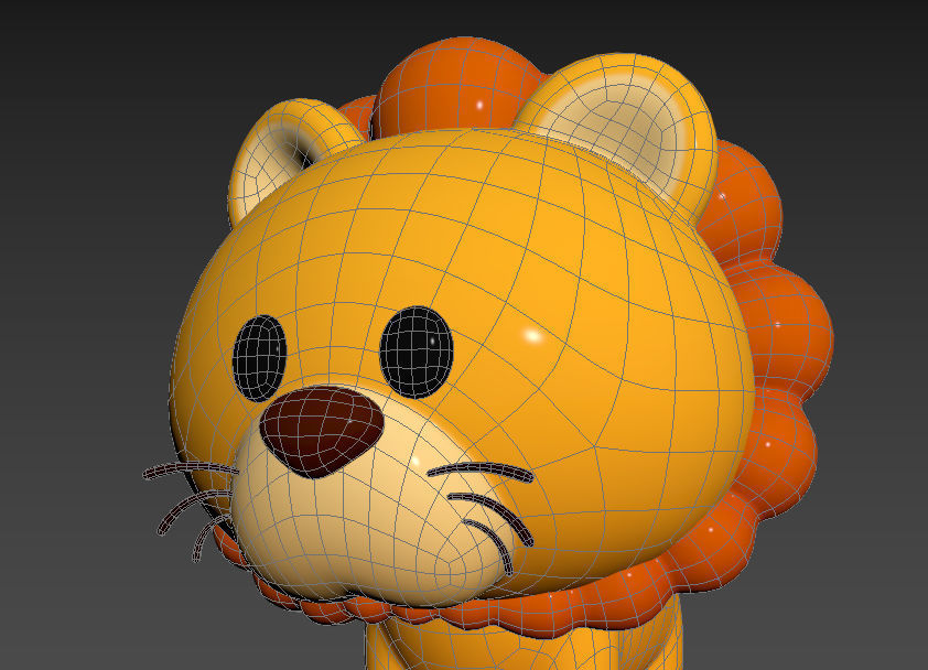 Character031 Lion 3D model_18