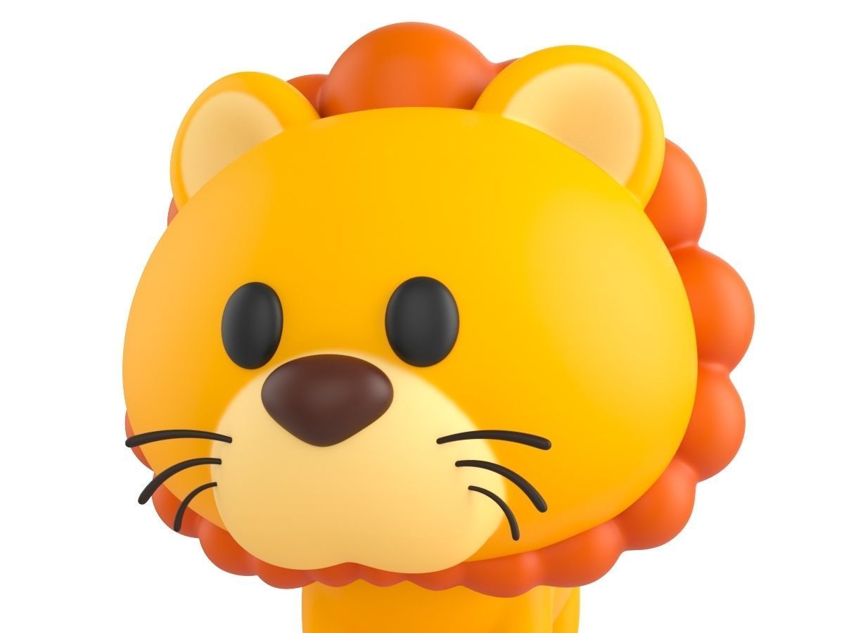 Character031 Lion 3D model_8