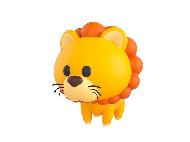 Character031 Lion 3D model