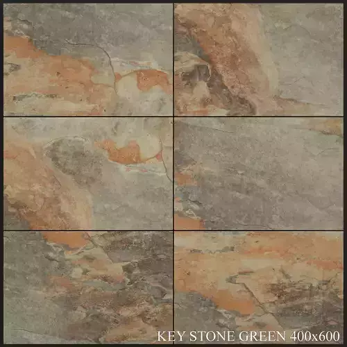 Yurtbay Seramik Key Stone Green 400x600 3D model