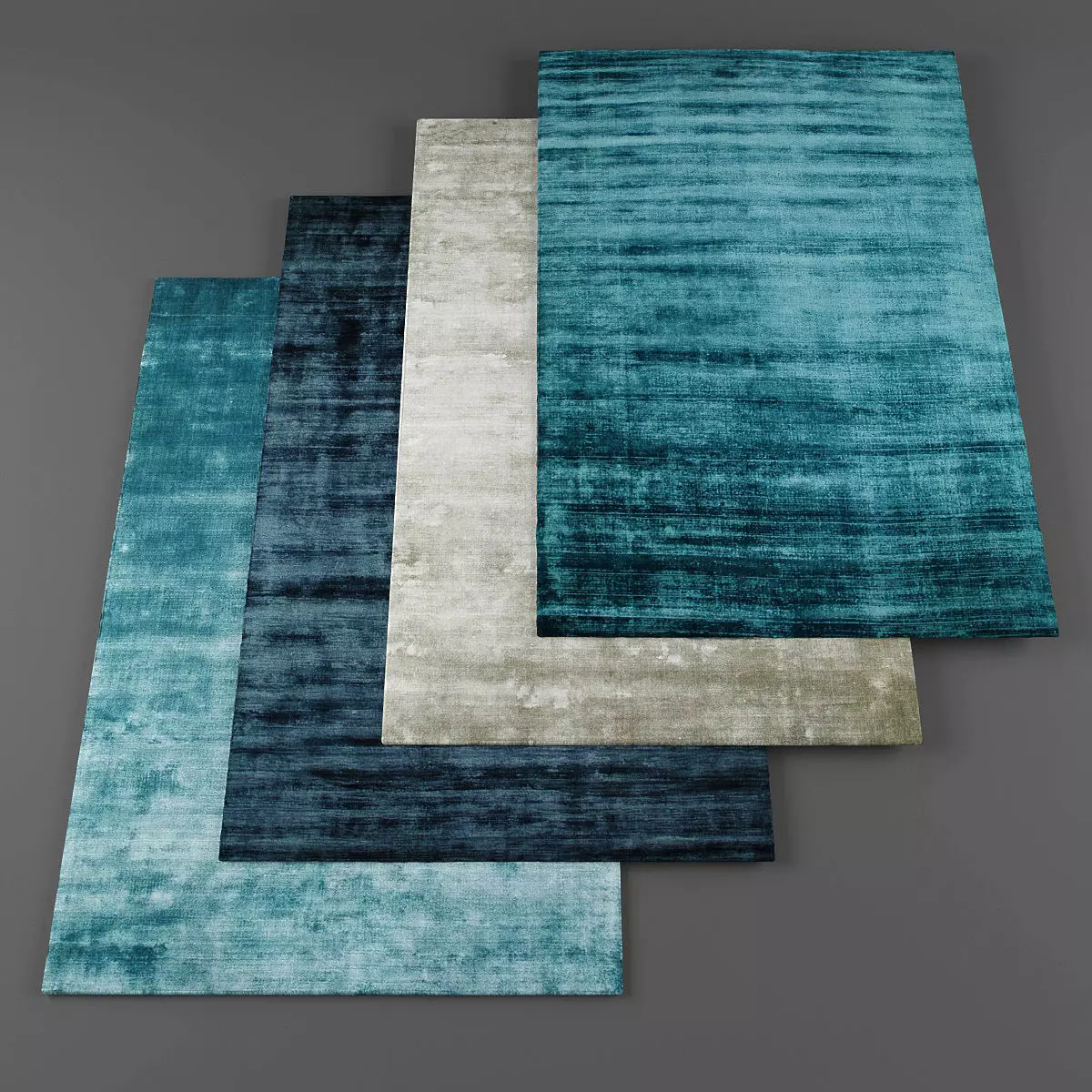 Rugs collection 173 Low-poly 3D model_0