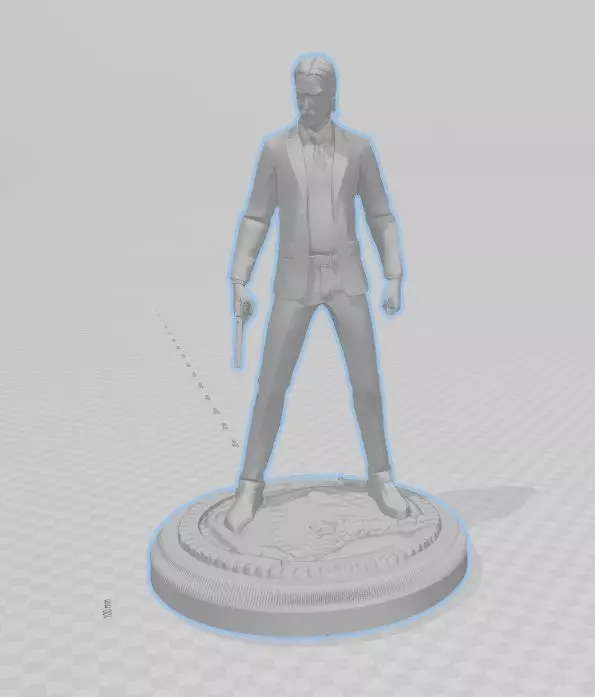 John Wick 3d Model Figurine 3D print model_0