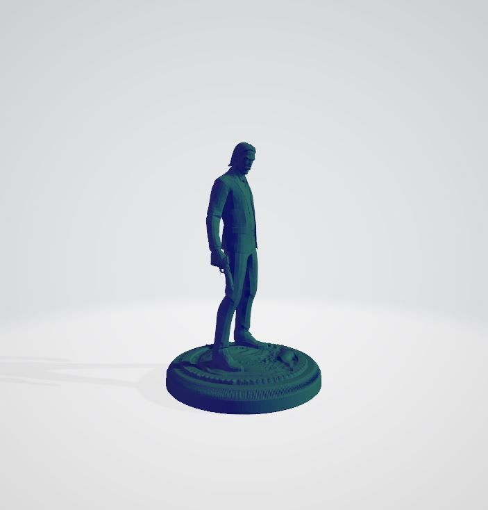 John Wick 3d Model Figurine 3D print model_2