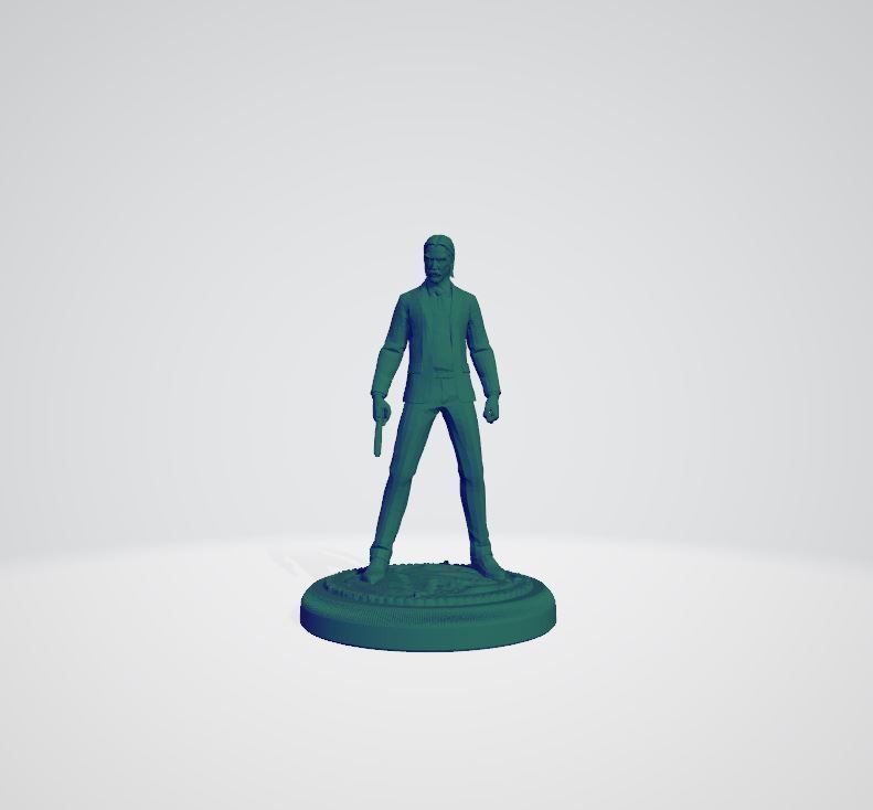 John Wick 3d Model Figurine 3D print model_1