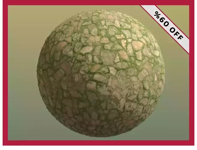 Rock Moss Seamless PBR Texture Pack Texture 