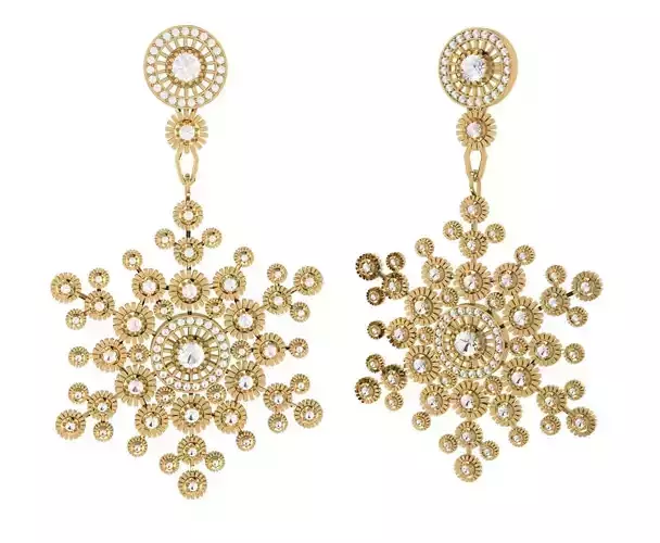 Earrings boutique gorgeous Snowflakes